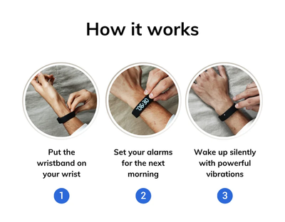 Nueve© Silent Alarm/Wrist watch
