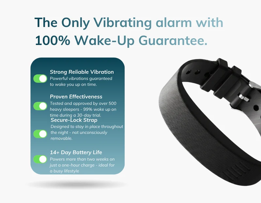 Nueve© Silent Alarm/Wrist watch